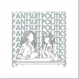 Pantsuit Politics: 80s Font Posters and Art